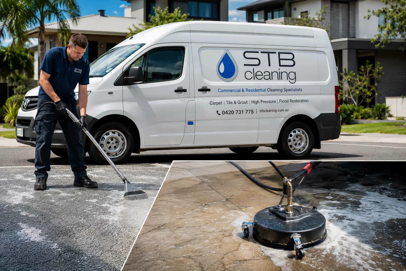 STB Cleaning team in action in Perth