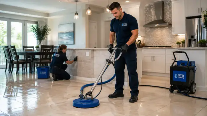 Tile and grout cleaning