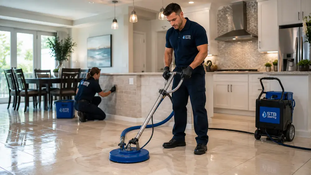 Tile and grout cleaning